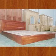 Giường 1.6m gỗ Xoan Đào Gia Lai sát đất XGL10
